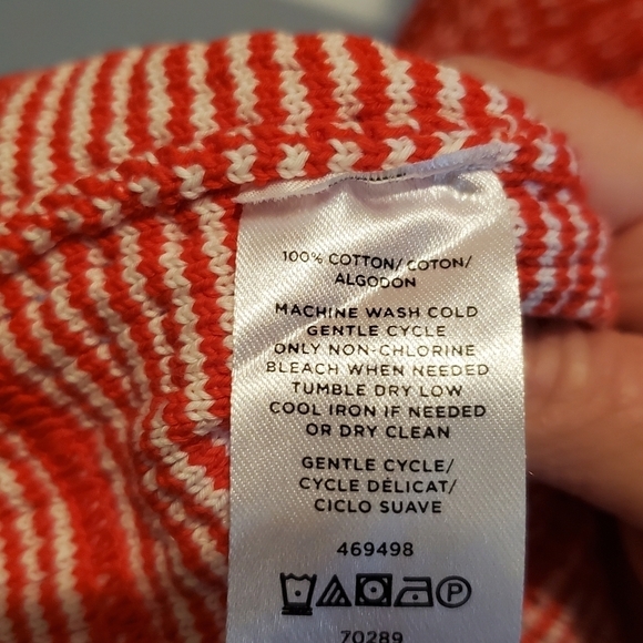 Ann Taylor  petite sz xlp. Red and white  tweed fringe dress. NWT - Picture 8 of 10